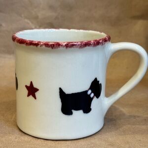 Hartstone Pottery for Starbucks Barista Ceramic Scottie Dog Coffee/Tea Mug. 14oz